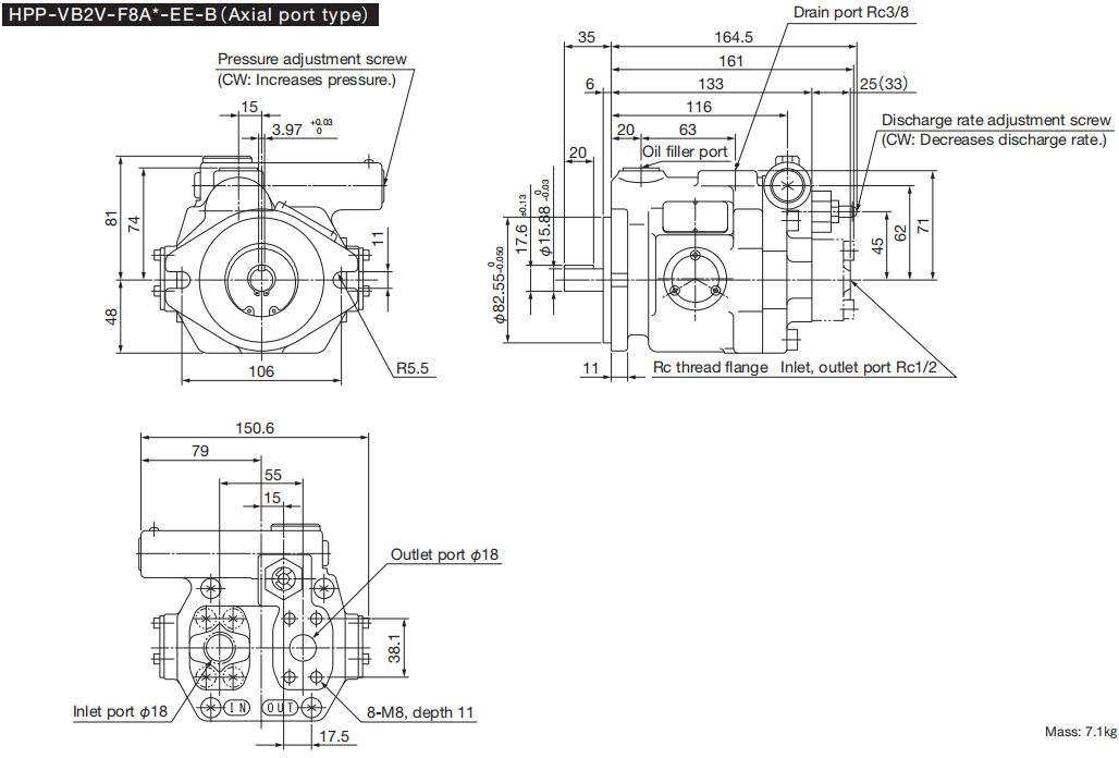 HPP VB2V PISTON PUMP