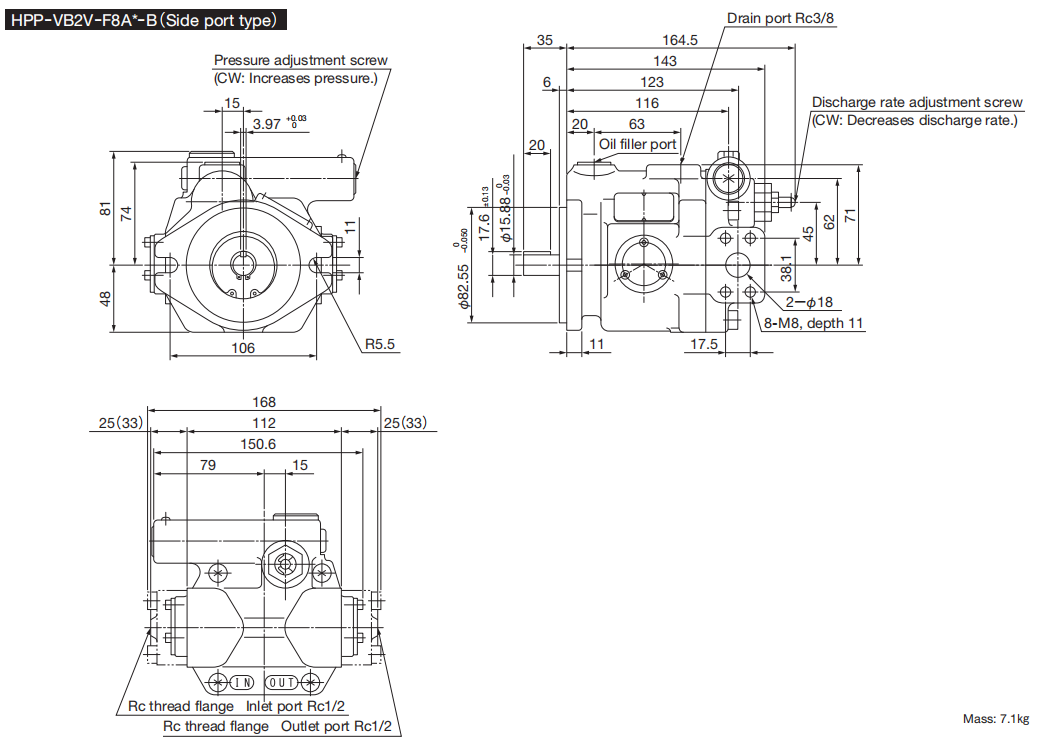 HPP VB2V PISTON PUMP