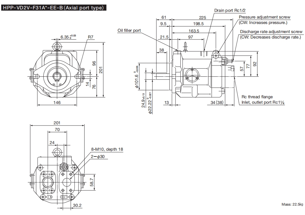 HPP-VD2V PUMPS